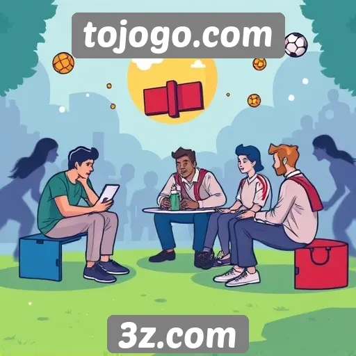 Interação social e comunidade no site tojogo.com